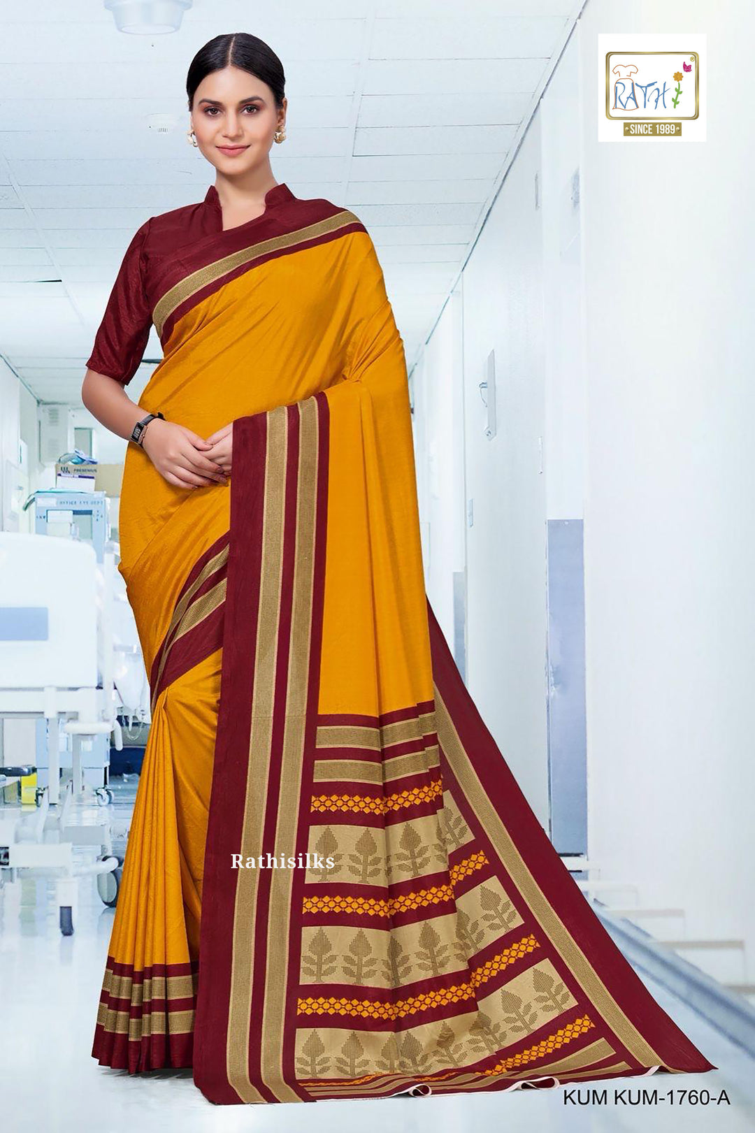 Malgudi Handloom Cotton Saree