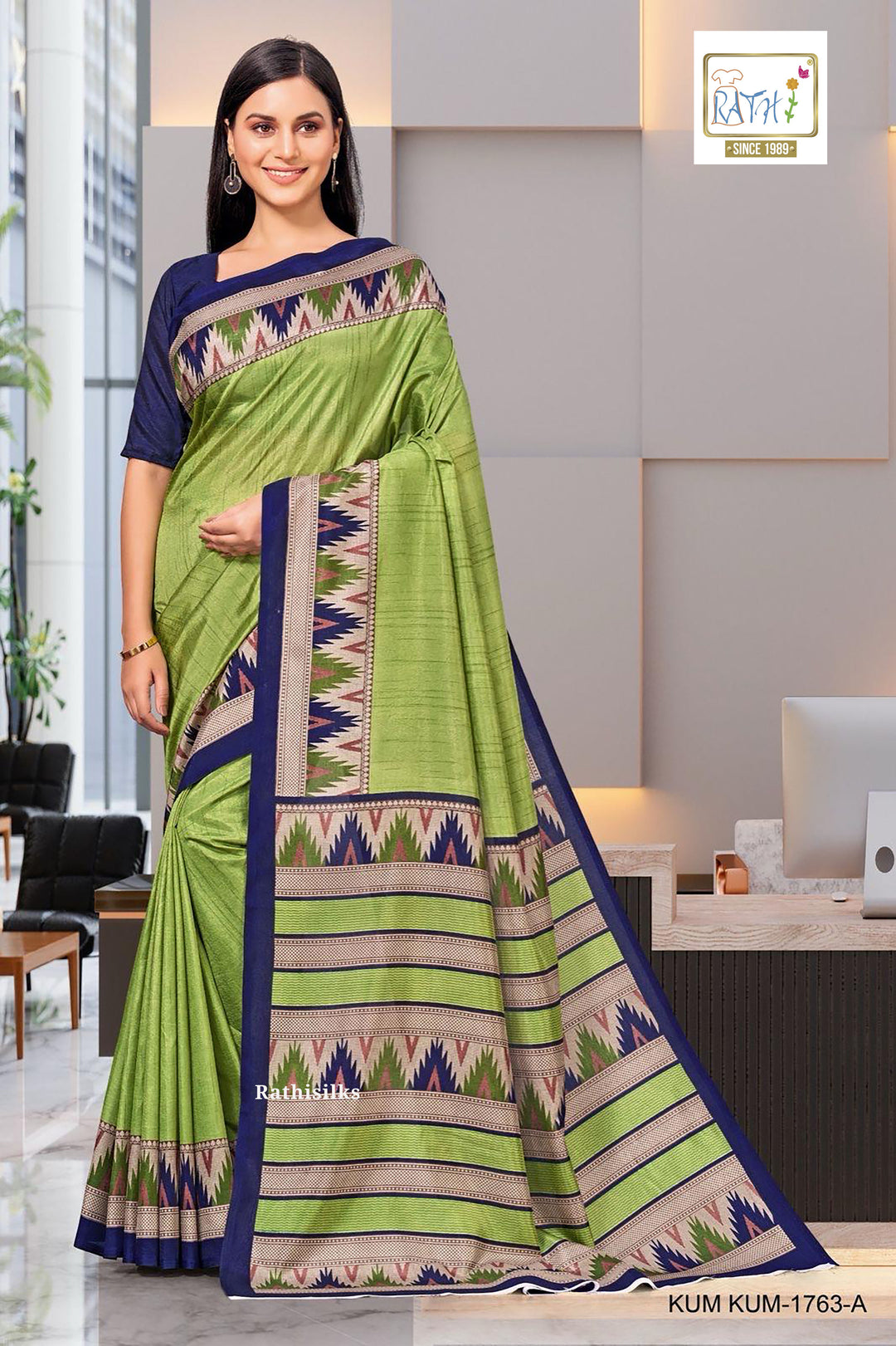 Malgudi Handloom Cotton Saree