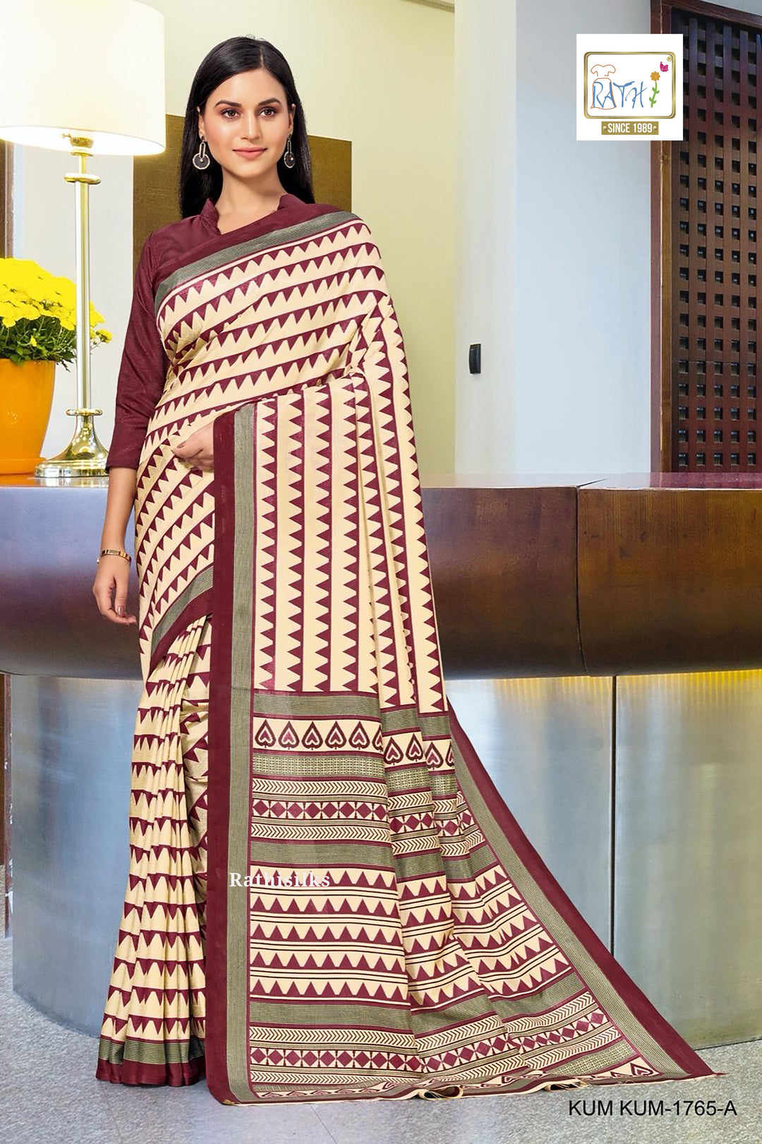 Malgudi Handloom Cotton Saree