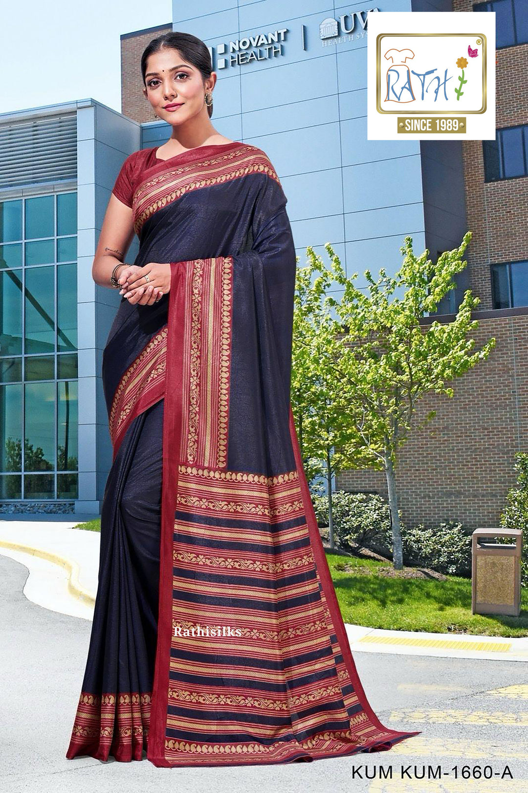 Malgudi Handloom Cotton Saree