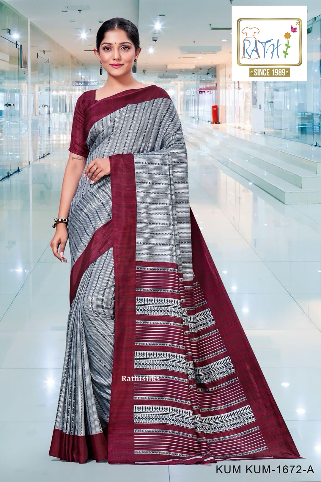 Malgudi Handloom Cotton Saree