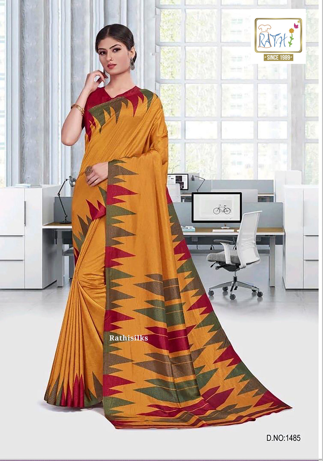 Malgudi Handloom Cotton Saree