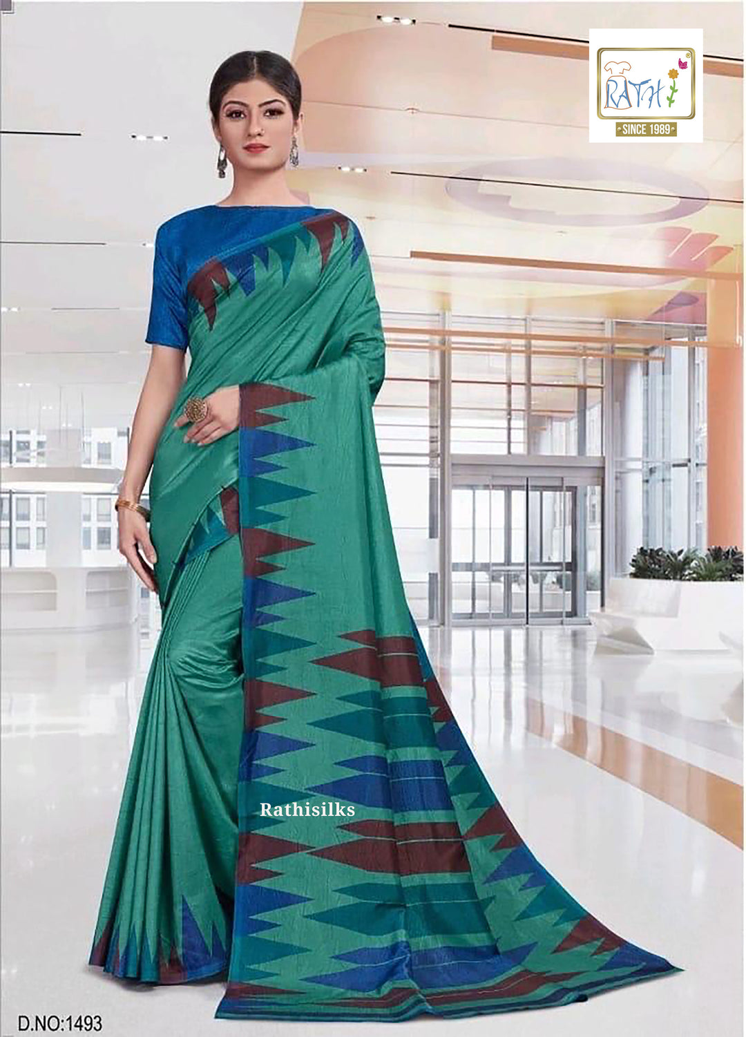 Malgudi Handloom Cotton Saree
