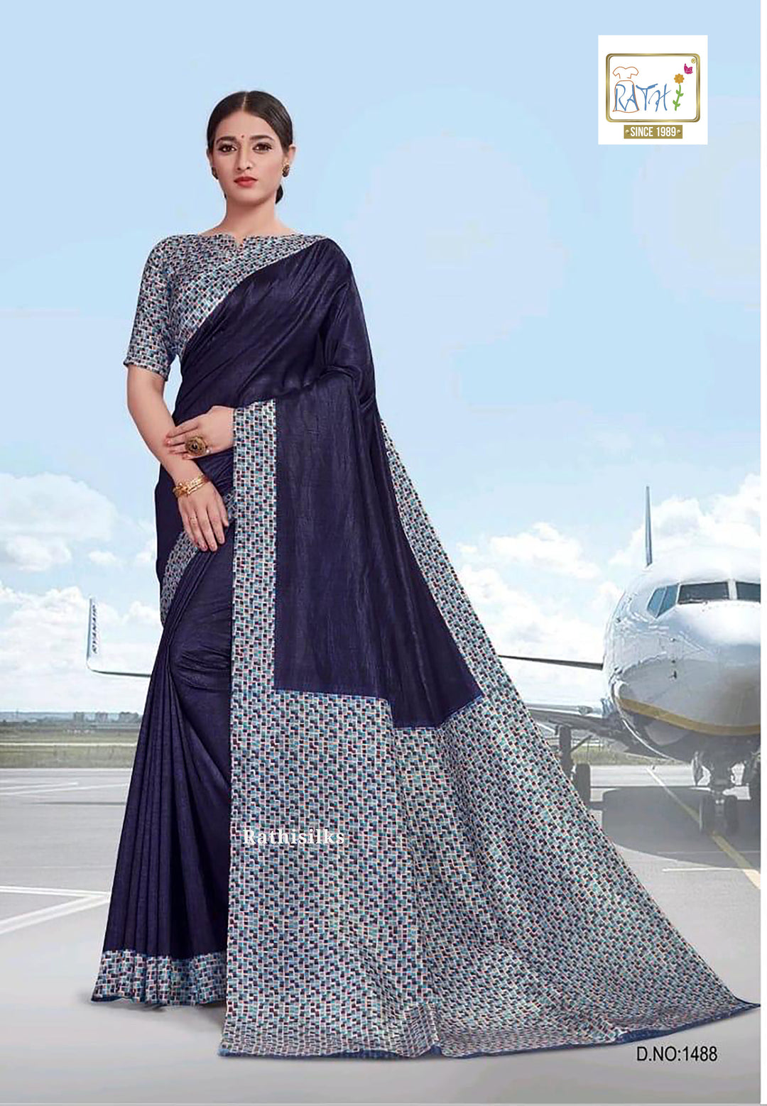 Malgudi Handloom Cotton Saree