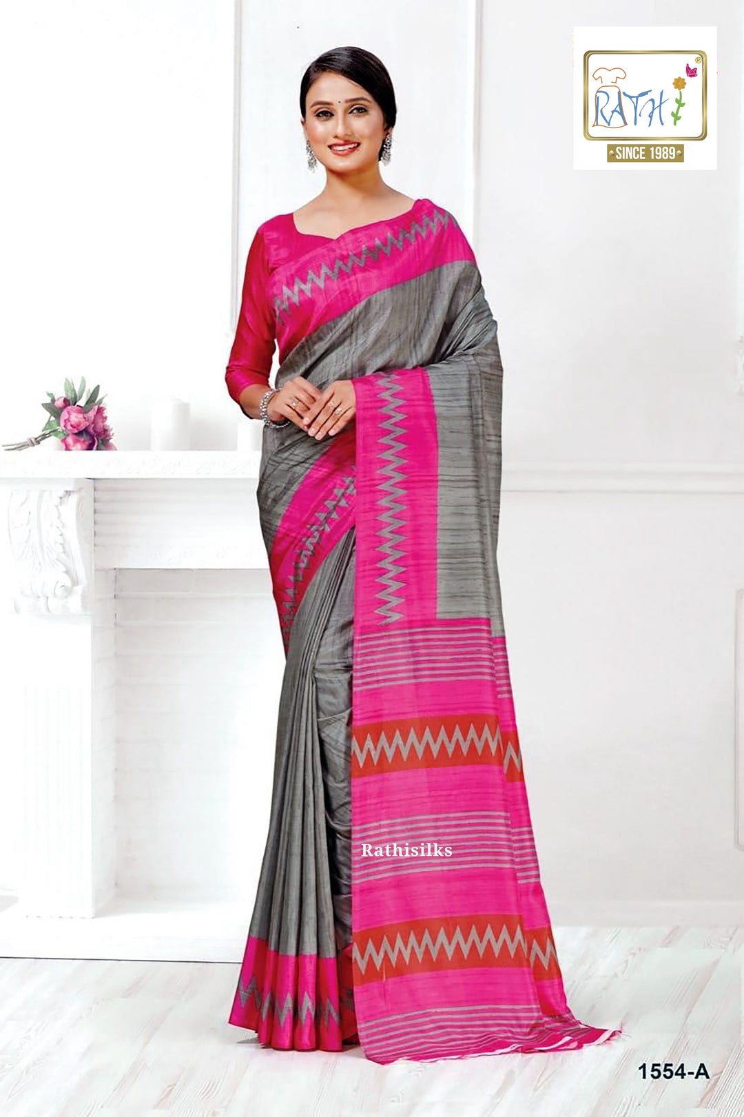 Malgudi Handloom Cotton Saree