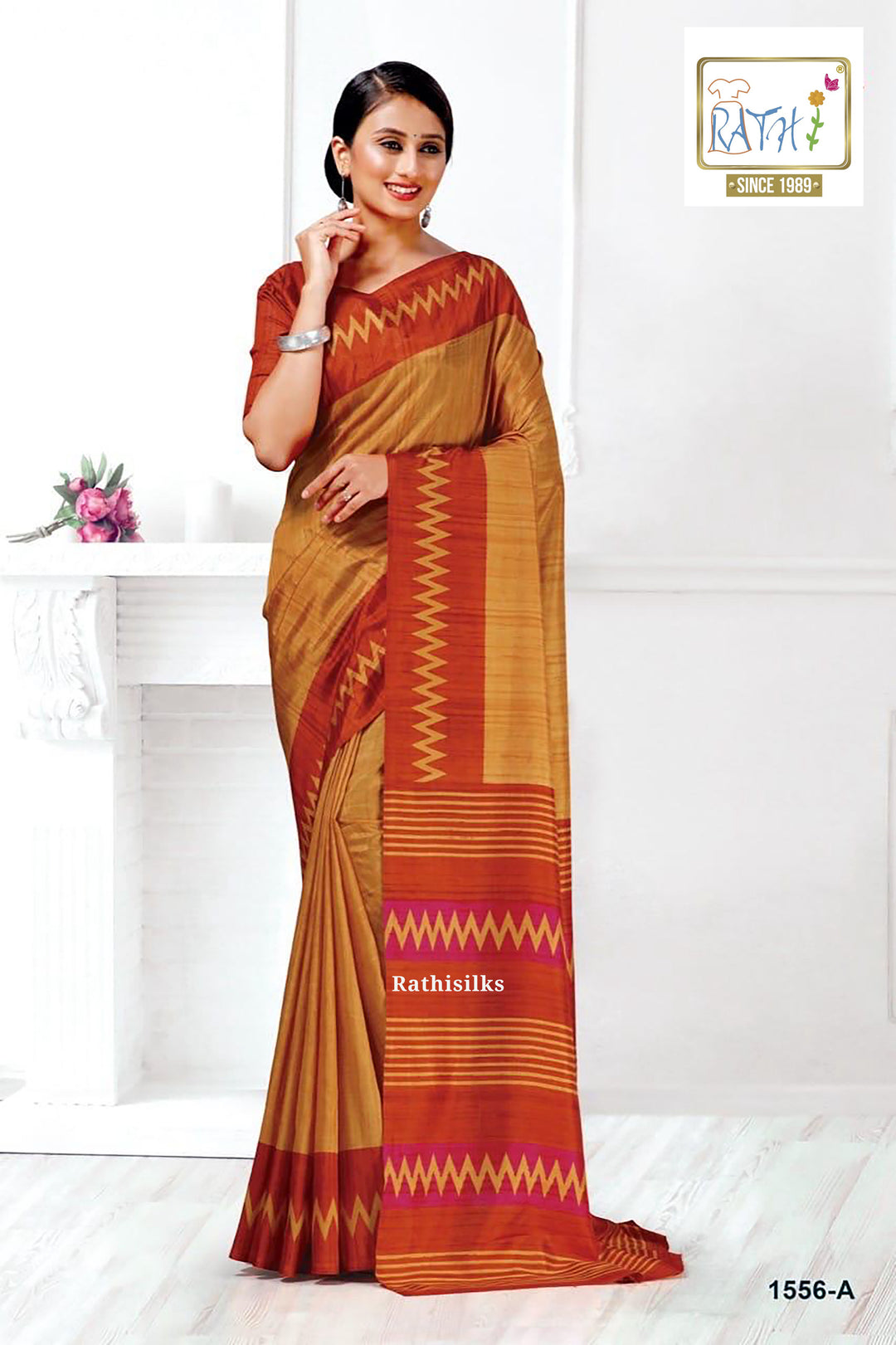 Malgudi Handloom Cotton Saree