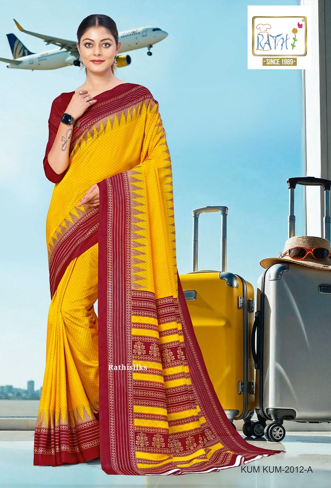 Malgudi Handloom Cotton Saree