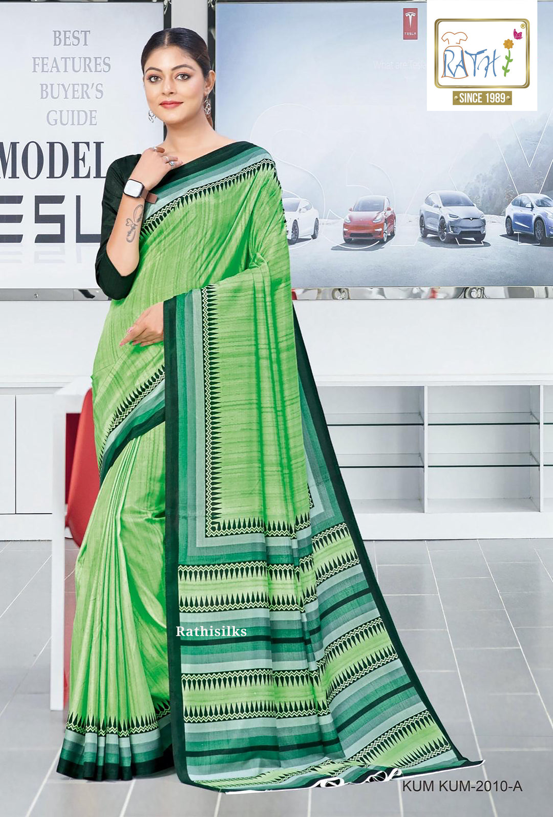 Malgudi Handloom Cotton Saree