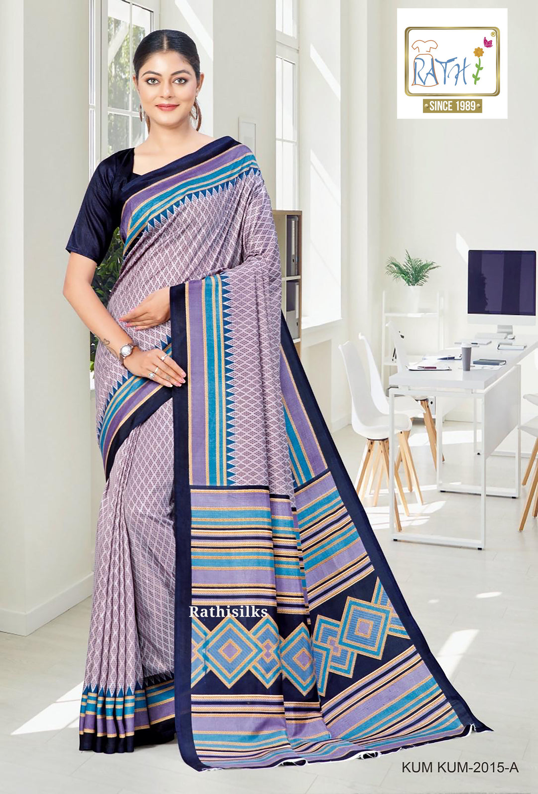 Malgudi Handloom Cotton Saree