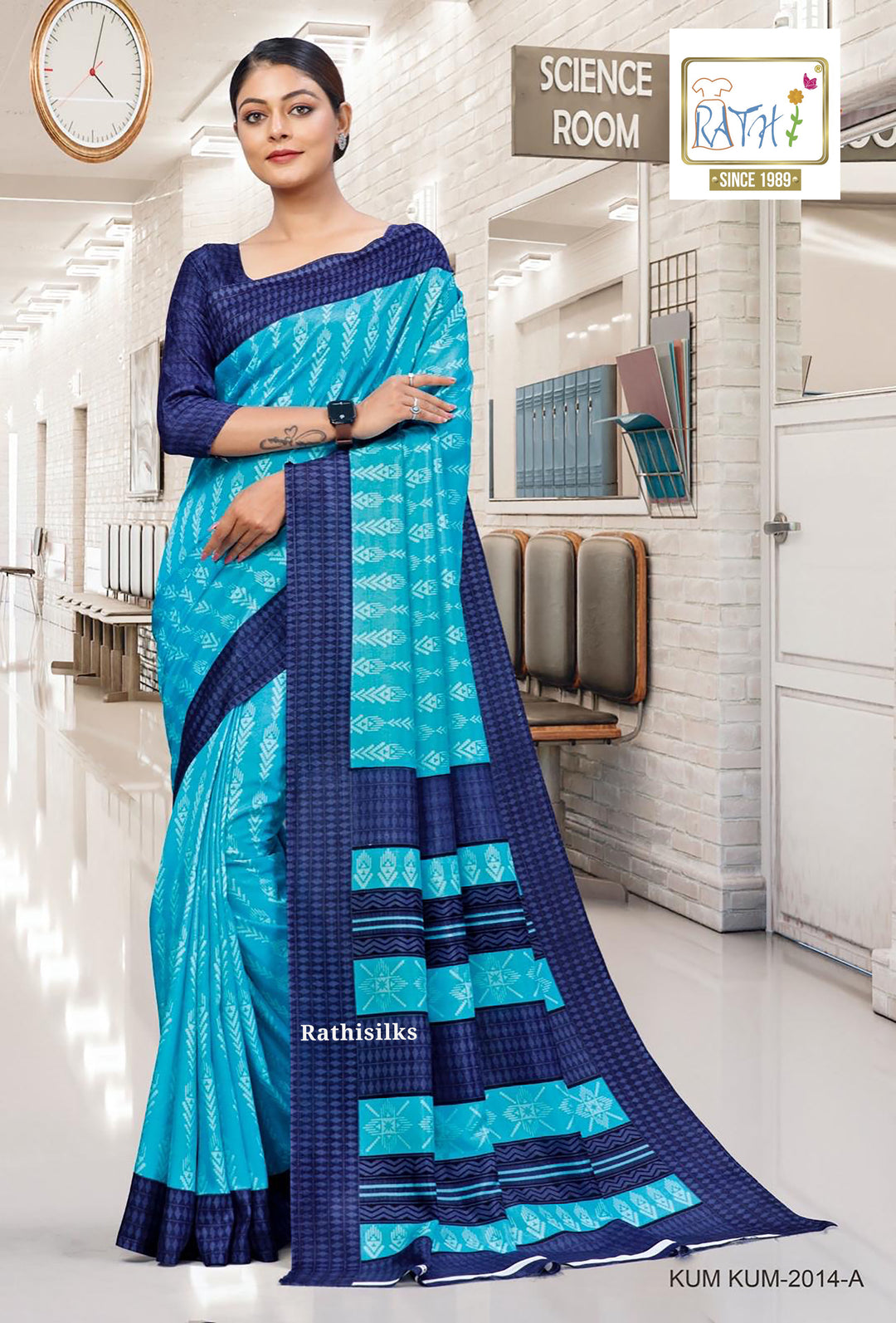 Malgudi Handloom Cotton Saree