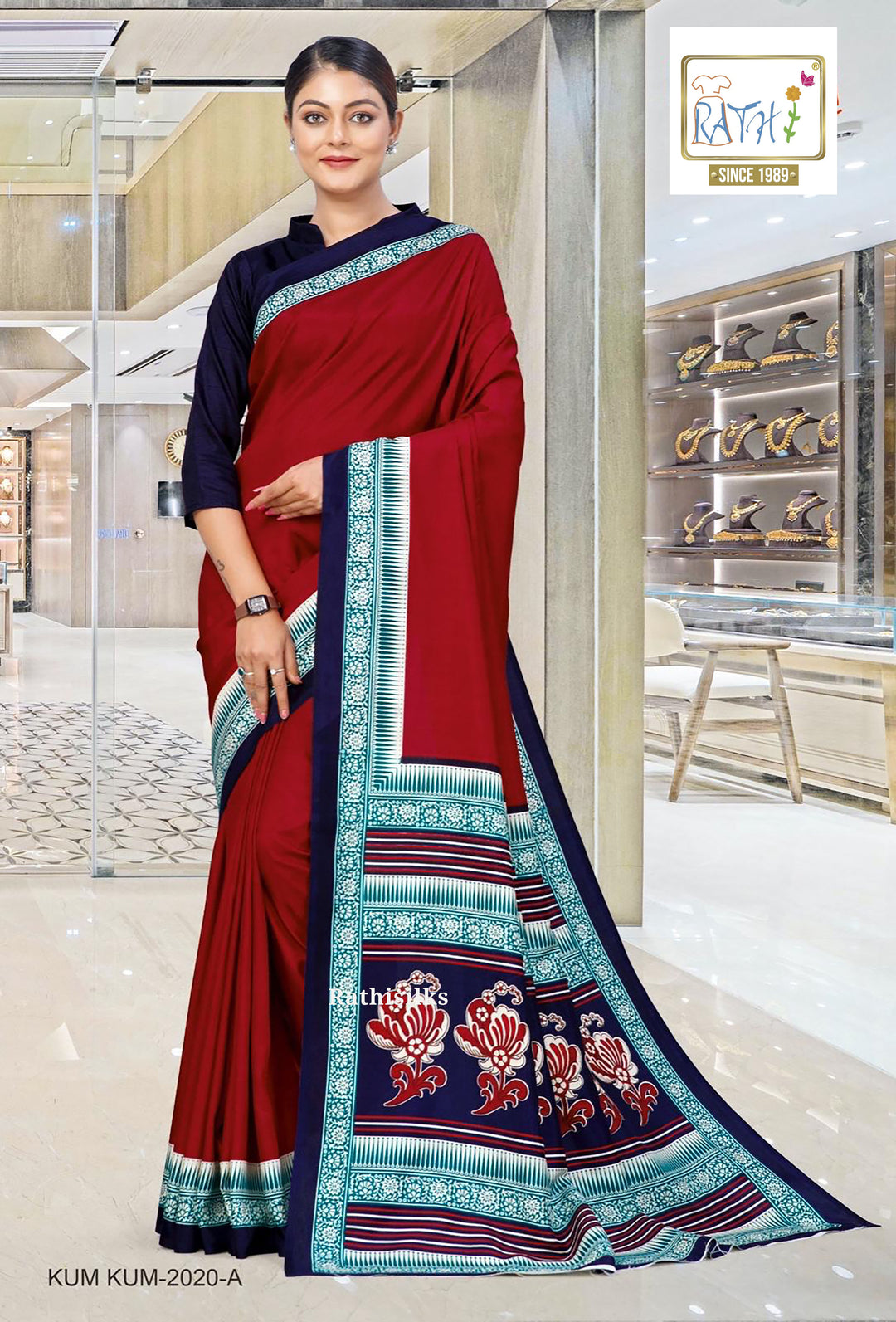 Malgudi Handloom Cotton Saree