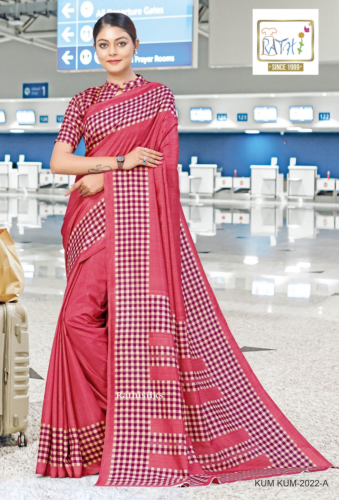 Malgudi Handloom Cotton Saree