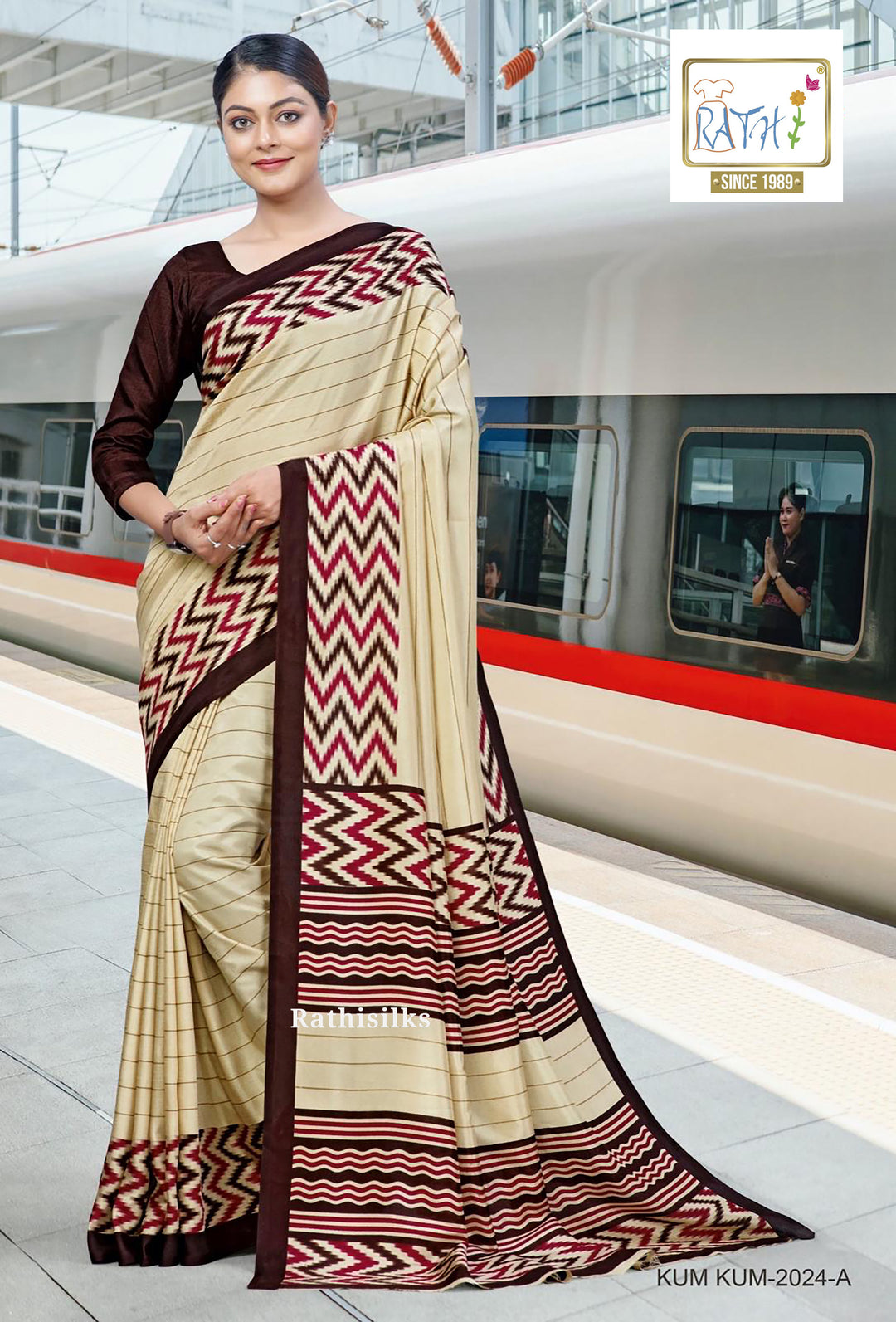 Malgudi Handloom Cotton Saree