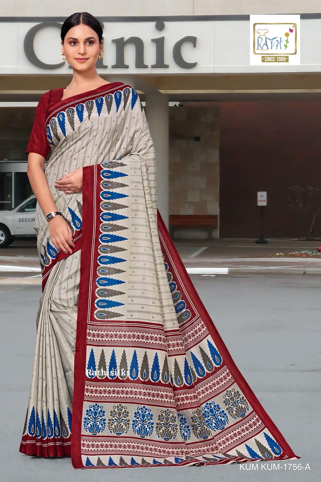 Malgudi Handloom Cotton Saree