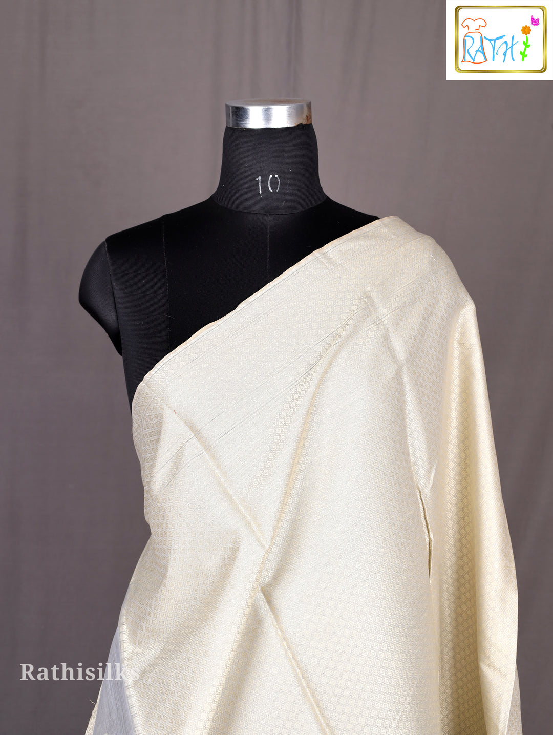 Elegant Silver Grey Synthetic Saree