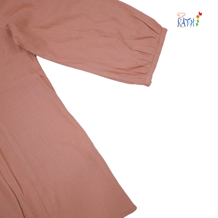 Rayon Embroidered Cotton Kurta Top
