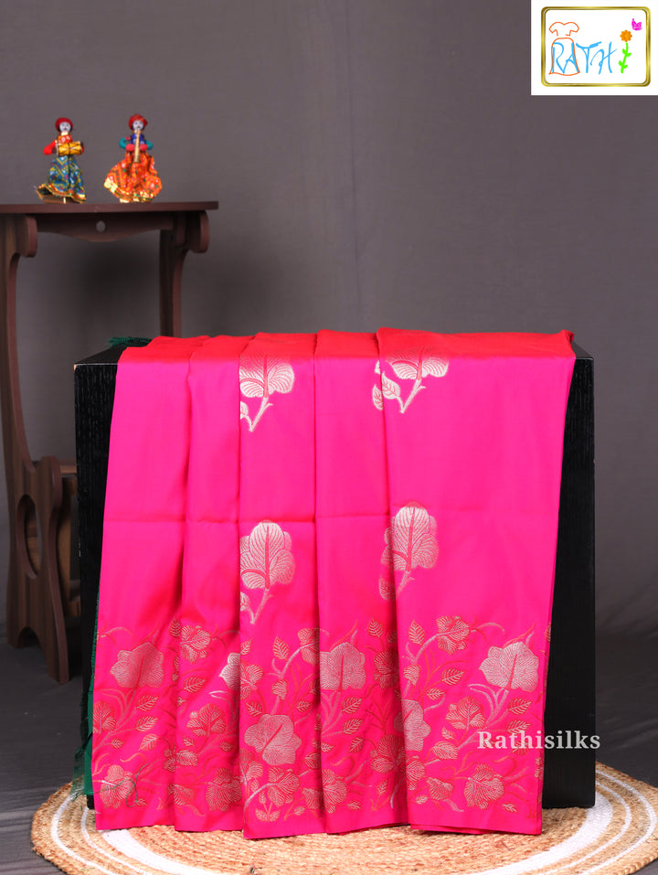 Pink Art Silk Saree