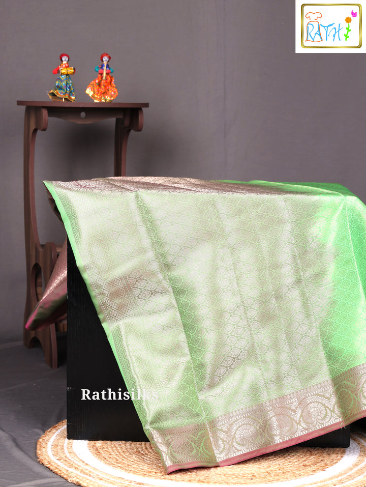 Light Green Art Silk Saree