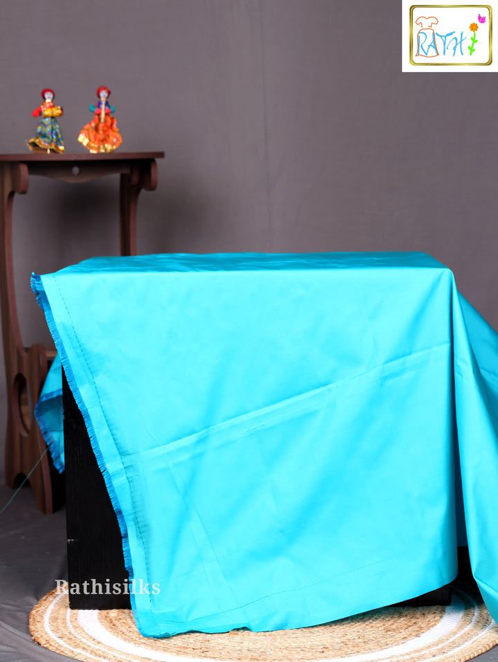 Navy Blue Art Silk Saree