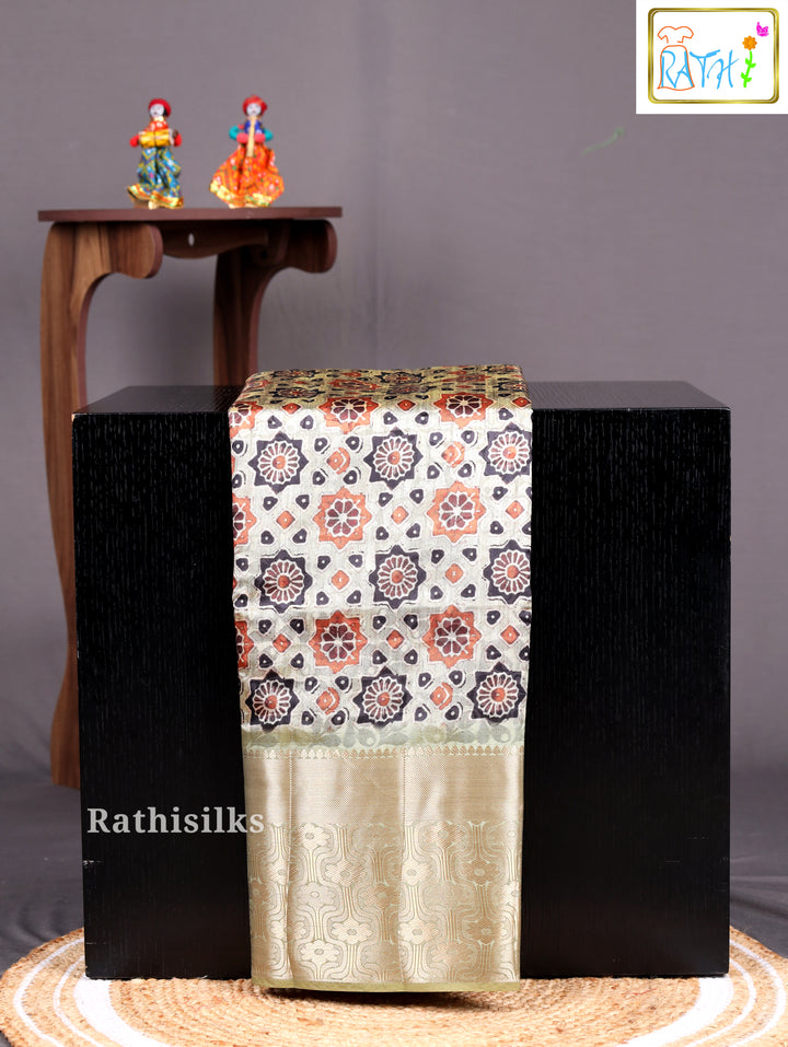 Green Synthetic Saree