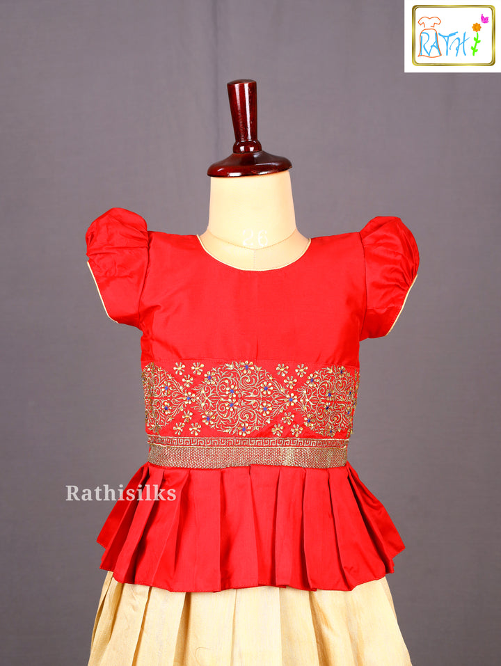 Embroidered Pavadai Set