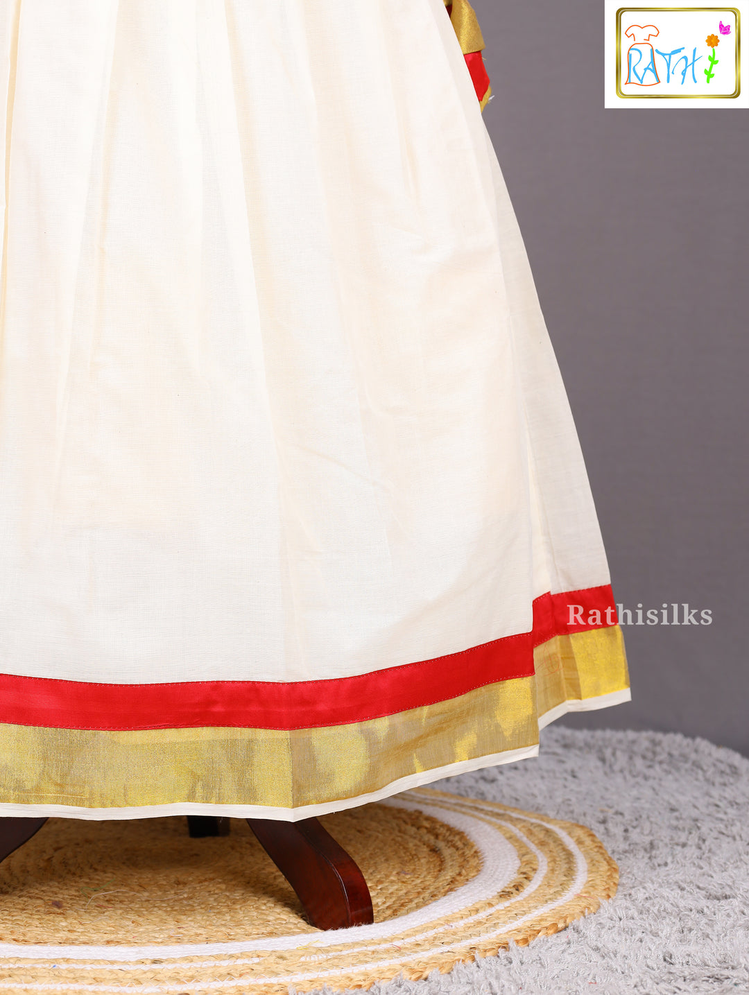 Golden Border Pavadai Set