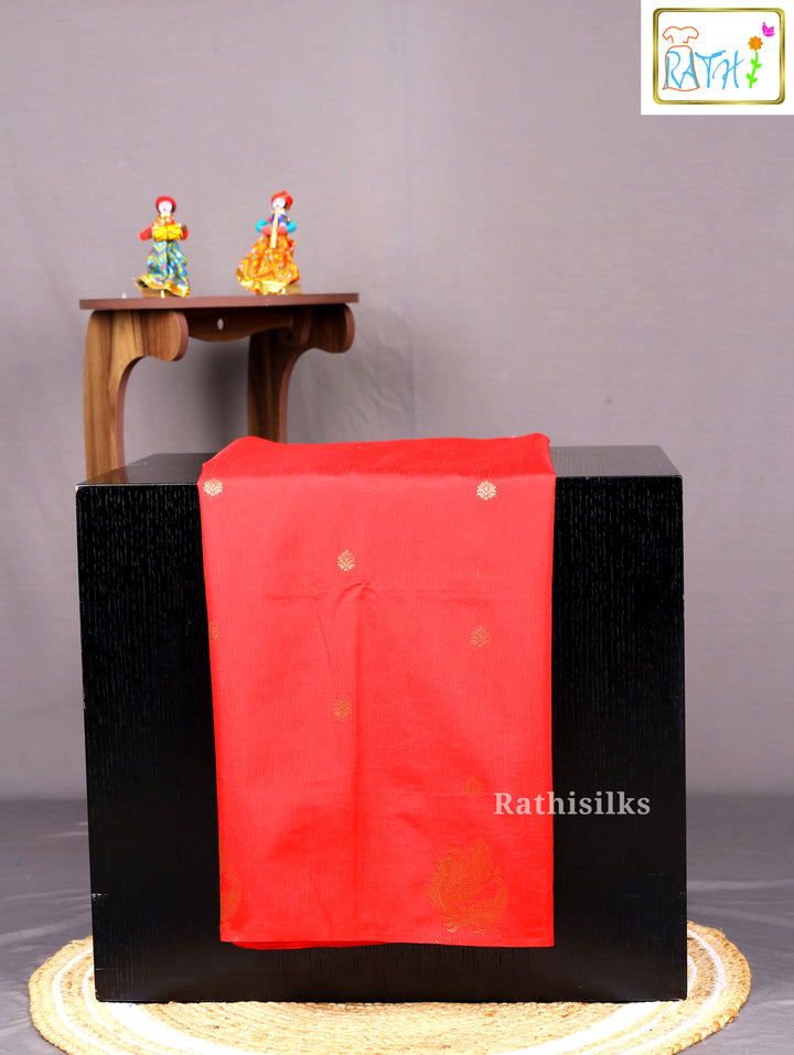 Elegant Red Art Silk Saree