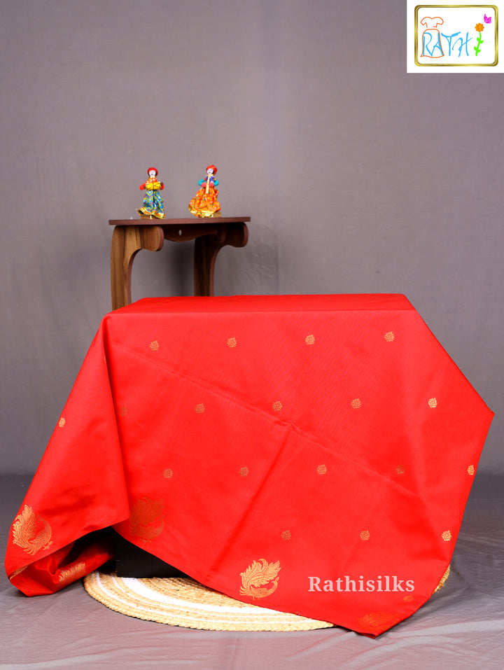 Elegant Red Art Silk Saree