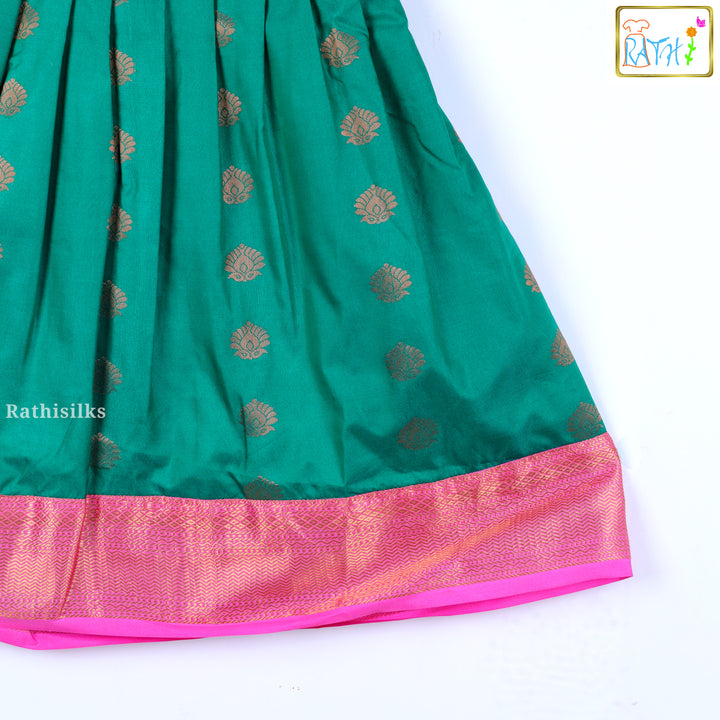 Tana Pink & Green Short Frock