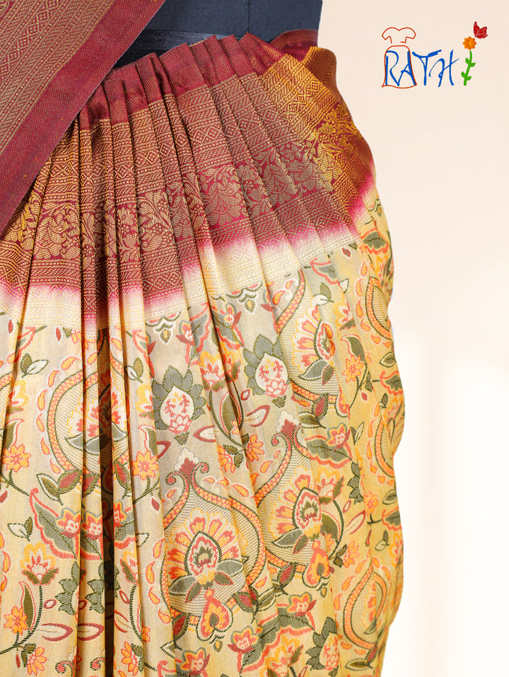 Semi Banarasi  Saree