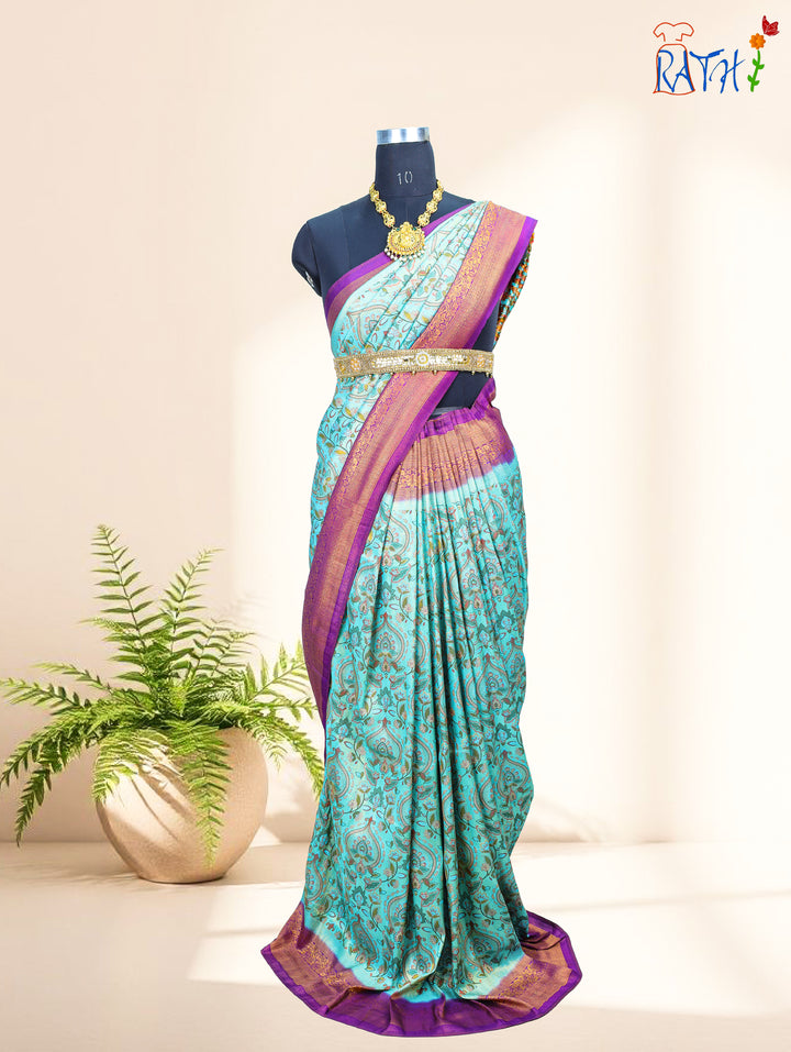 Semi Banarasi  Saree