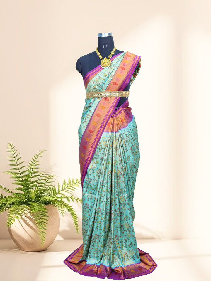 Semi Banarasi  Saree