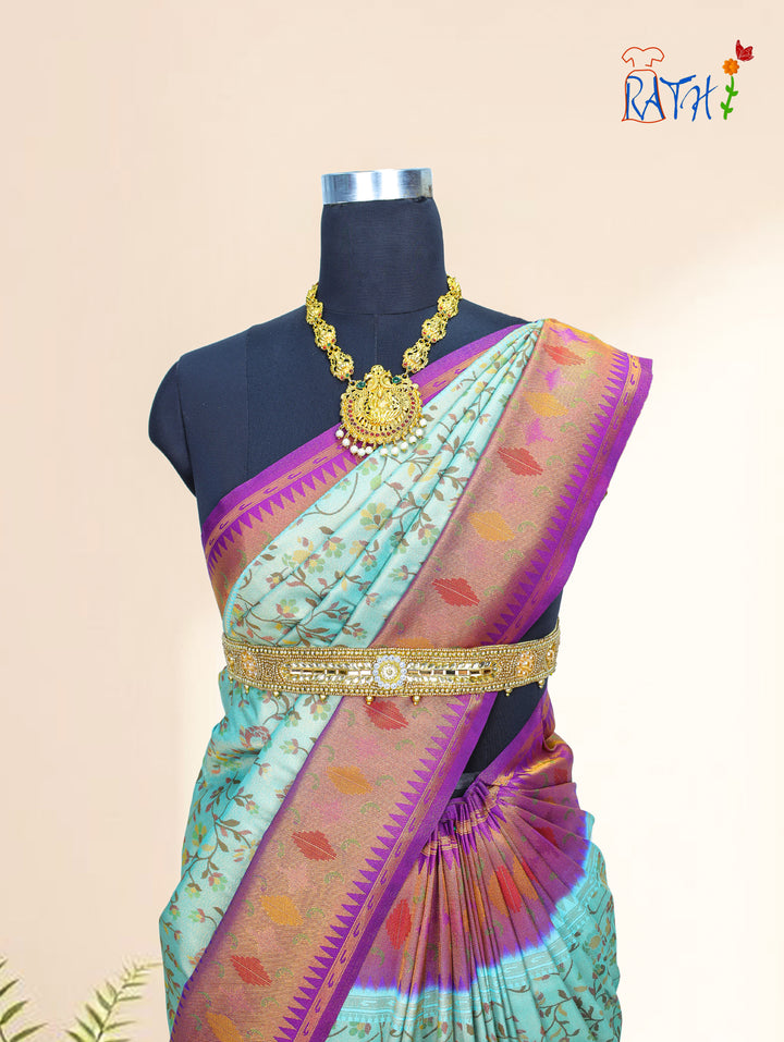 Semi Banarasi  Saree