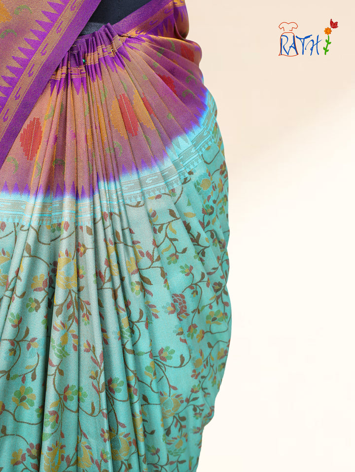 Semi Banarasi  Saree