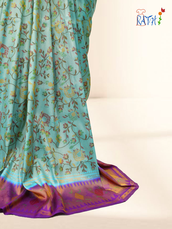 Semi Banarasi  Saree