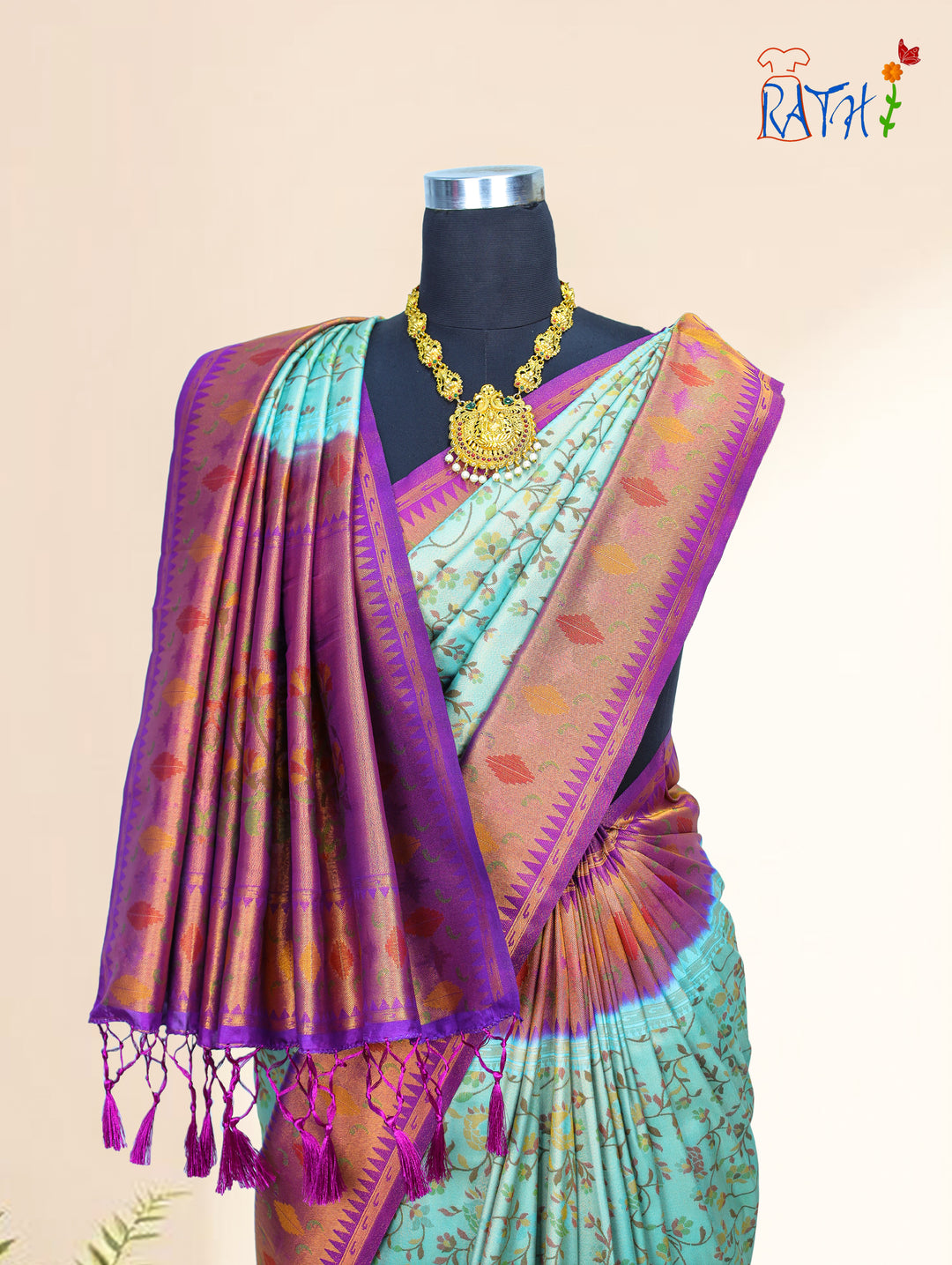 Semi Banarasi  Saree