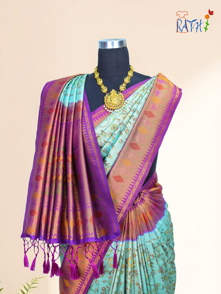 Semi Banarasi  Saree