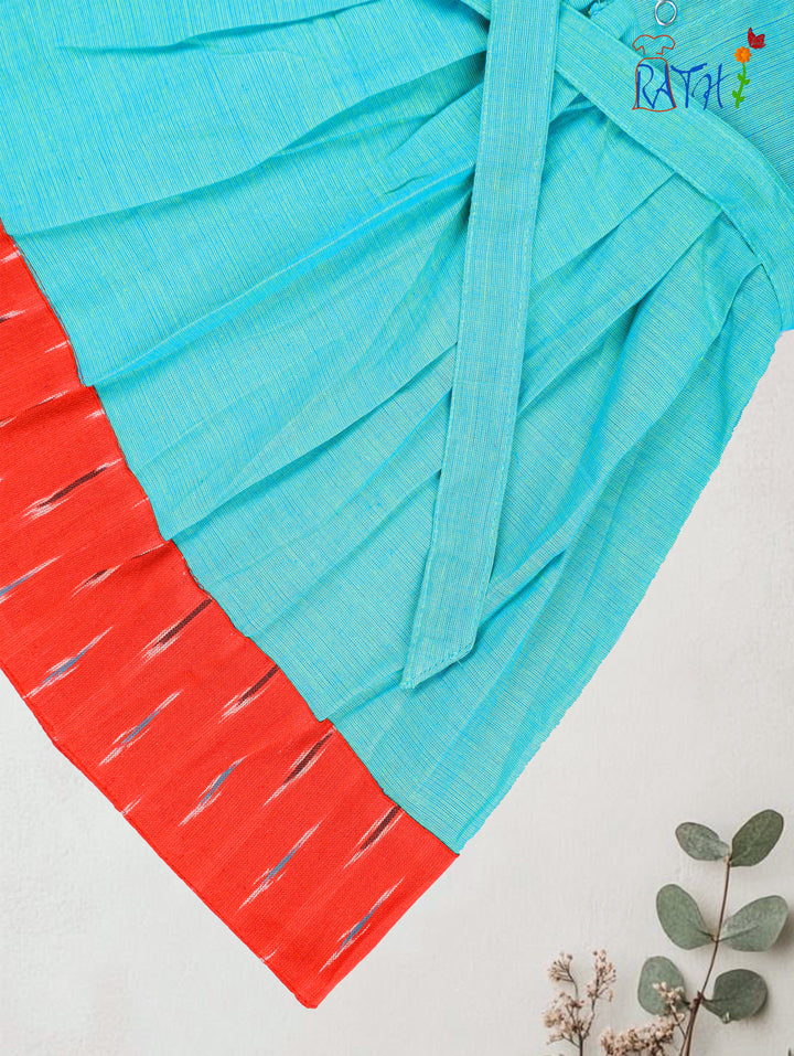 Ikat Cotton Short Frock