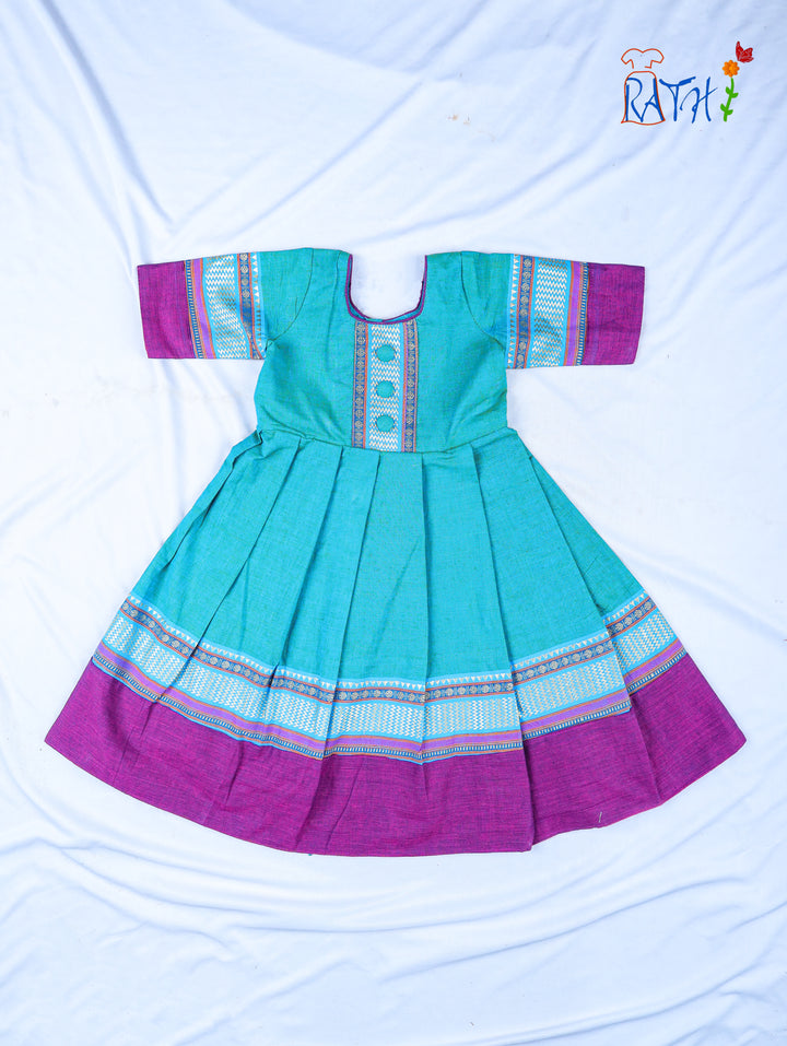 Stylish Mangalagiri Cotton  Frock