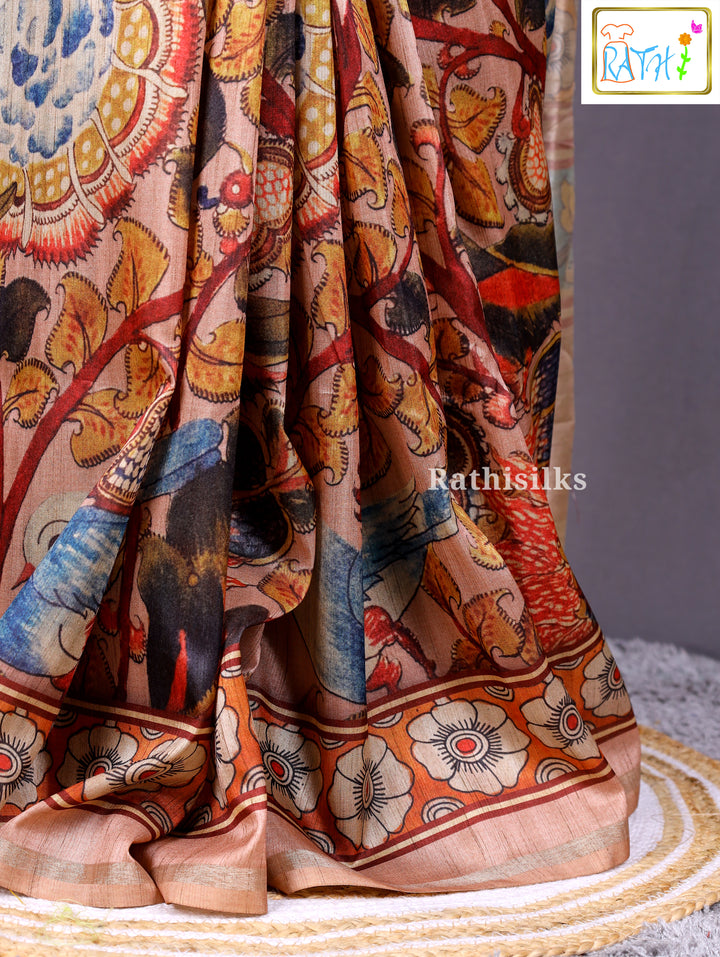 Kalamkari Printed Saree
