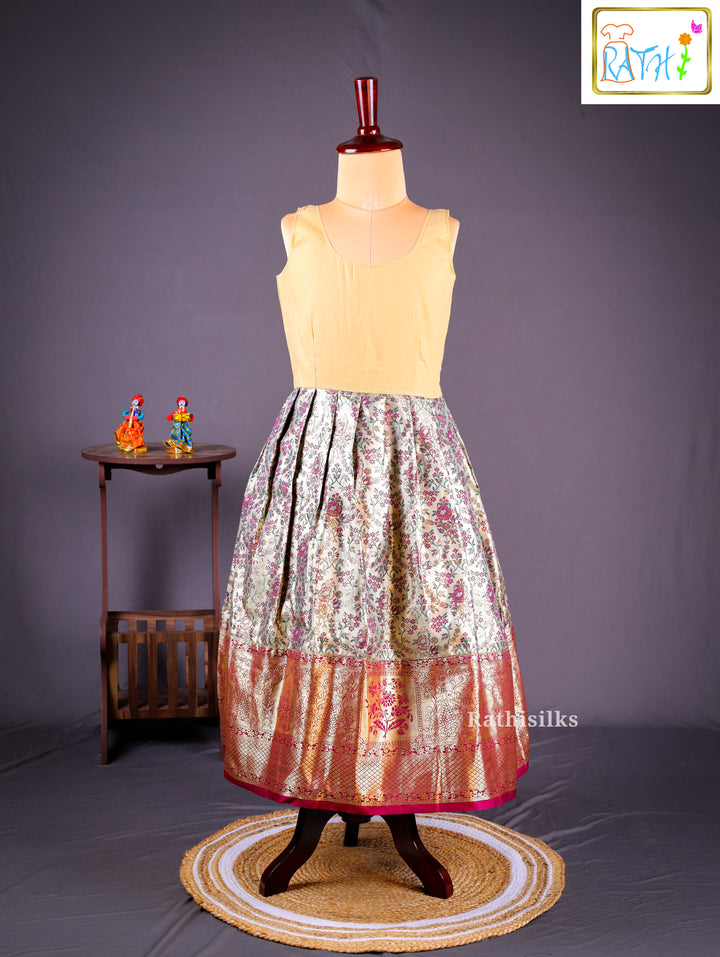 Karishma Brocade Top & Art Silk Brocade Skirt