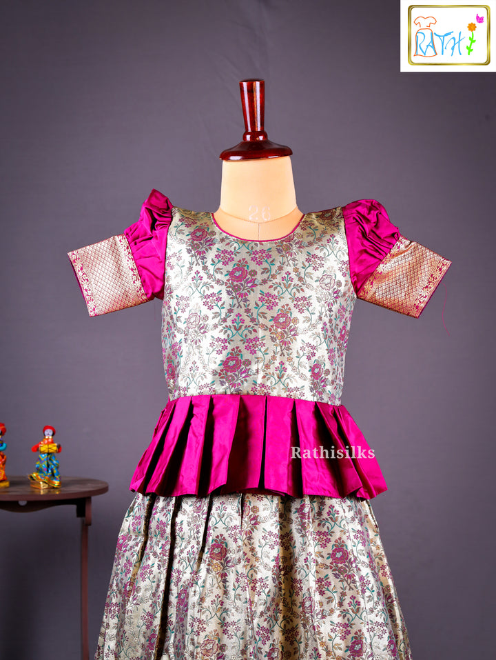 Karishma Brocade Top & Art Silk Brocade Skirt