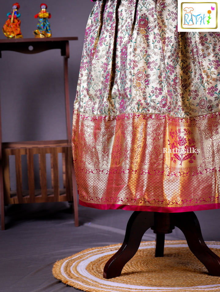 Karishma Brocade Top & Art Silk Brocade Skirt