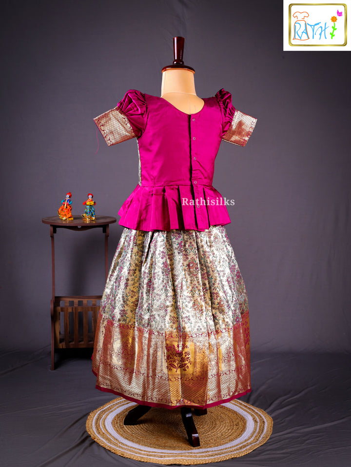 Karishma Brocade Top & Art Silk Brocade Skirt