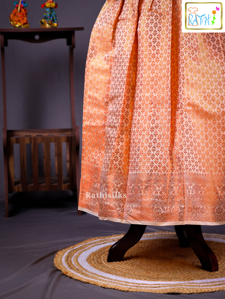 Karishma Top & Art Silk Brocade Skirt