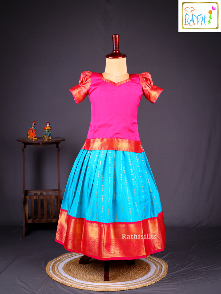 Art Silk Skirt &amp; Top Set
