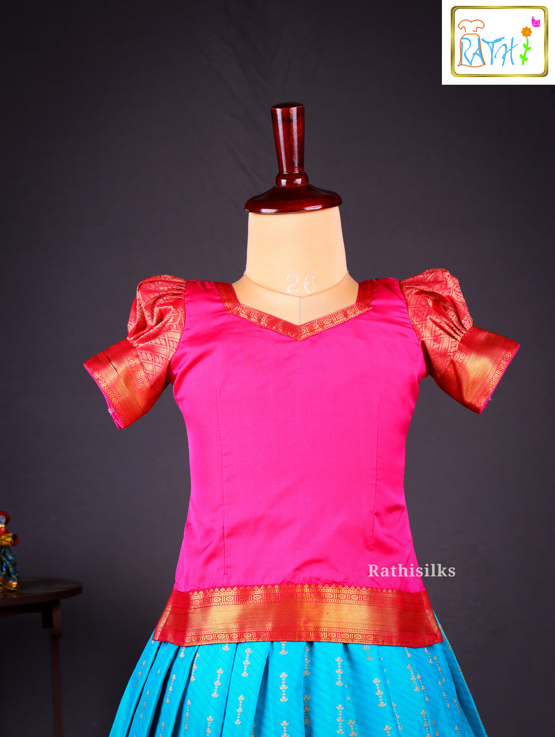 Art Silk Skirt &amp; Top Set