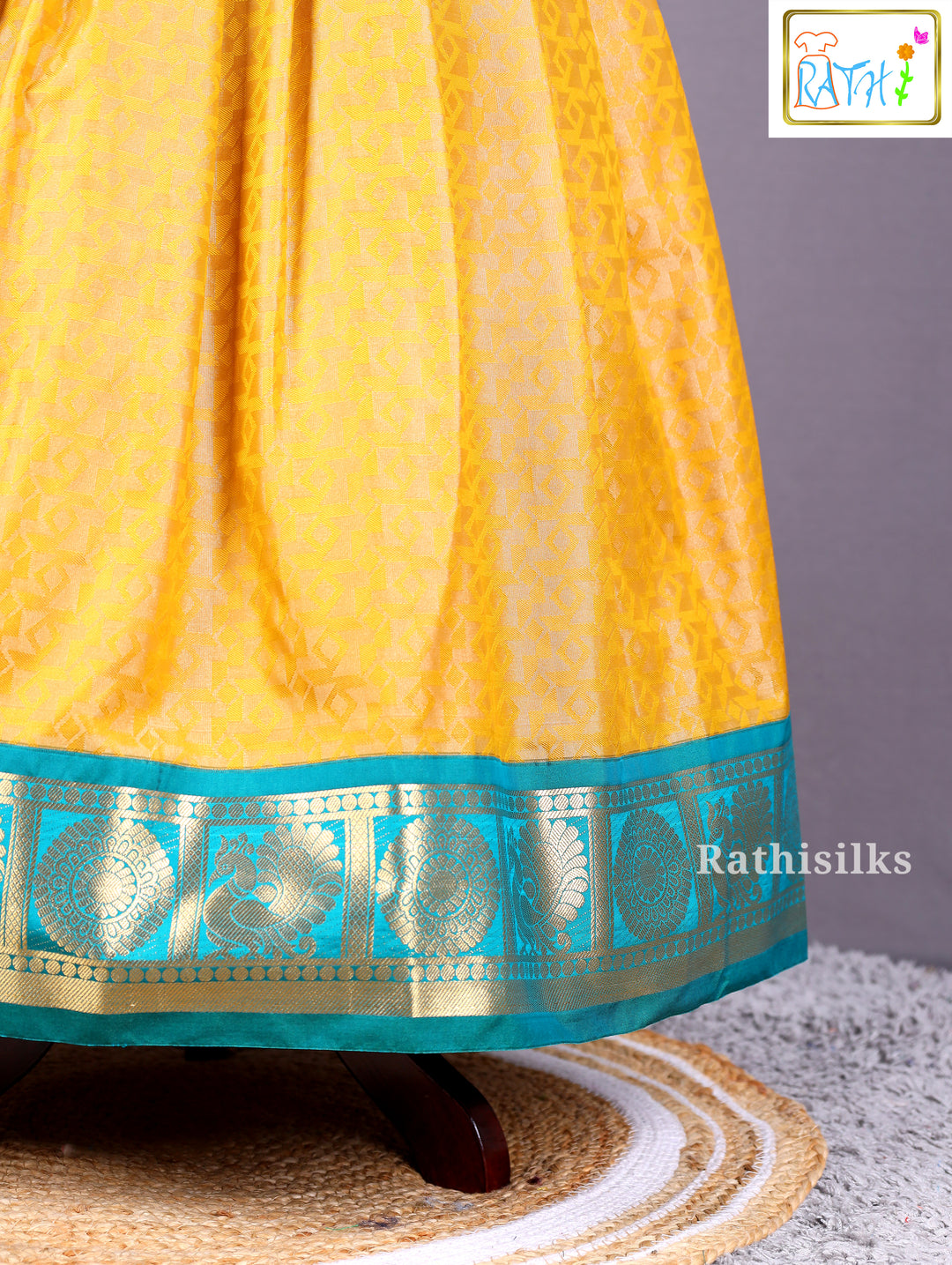 Karishma Top with Art Silk Pavadai Set