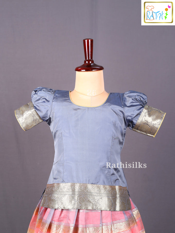 Karishma Top – Art Silk Pavadai Set