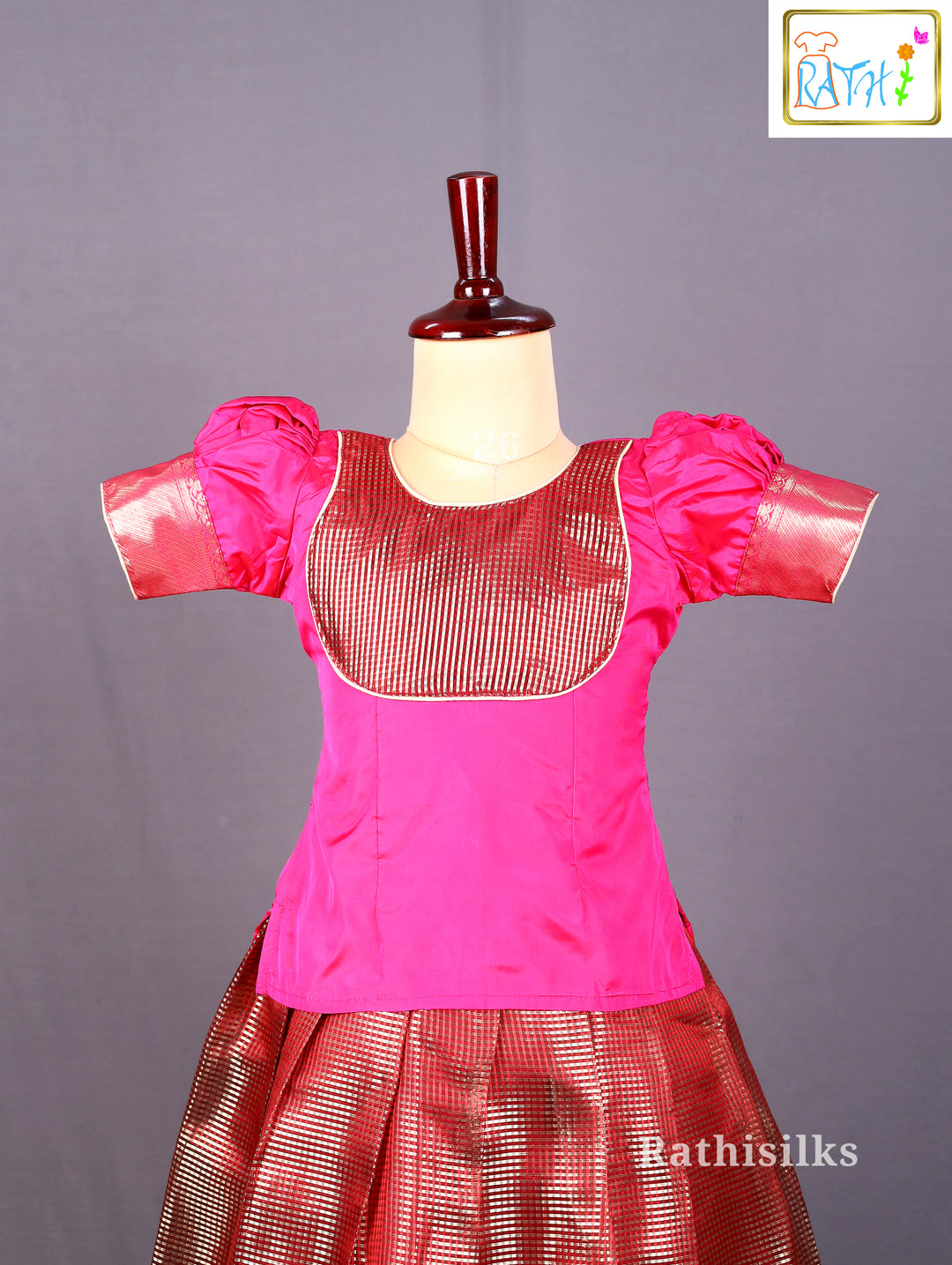 Karishma Top Tissue Pavadai Set